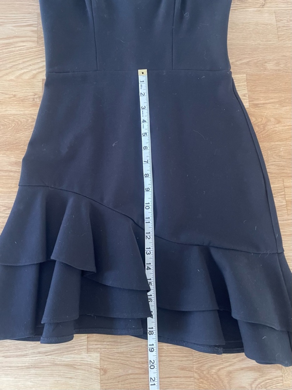 Amanda Uprichard Strapless LBD Mini Dress, Black, Size Medium (4-6), Like New - Picture 11 of 14